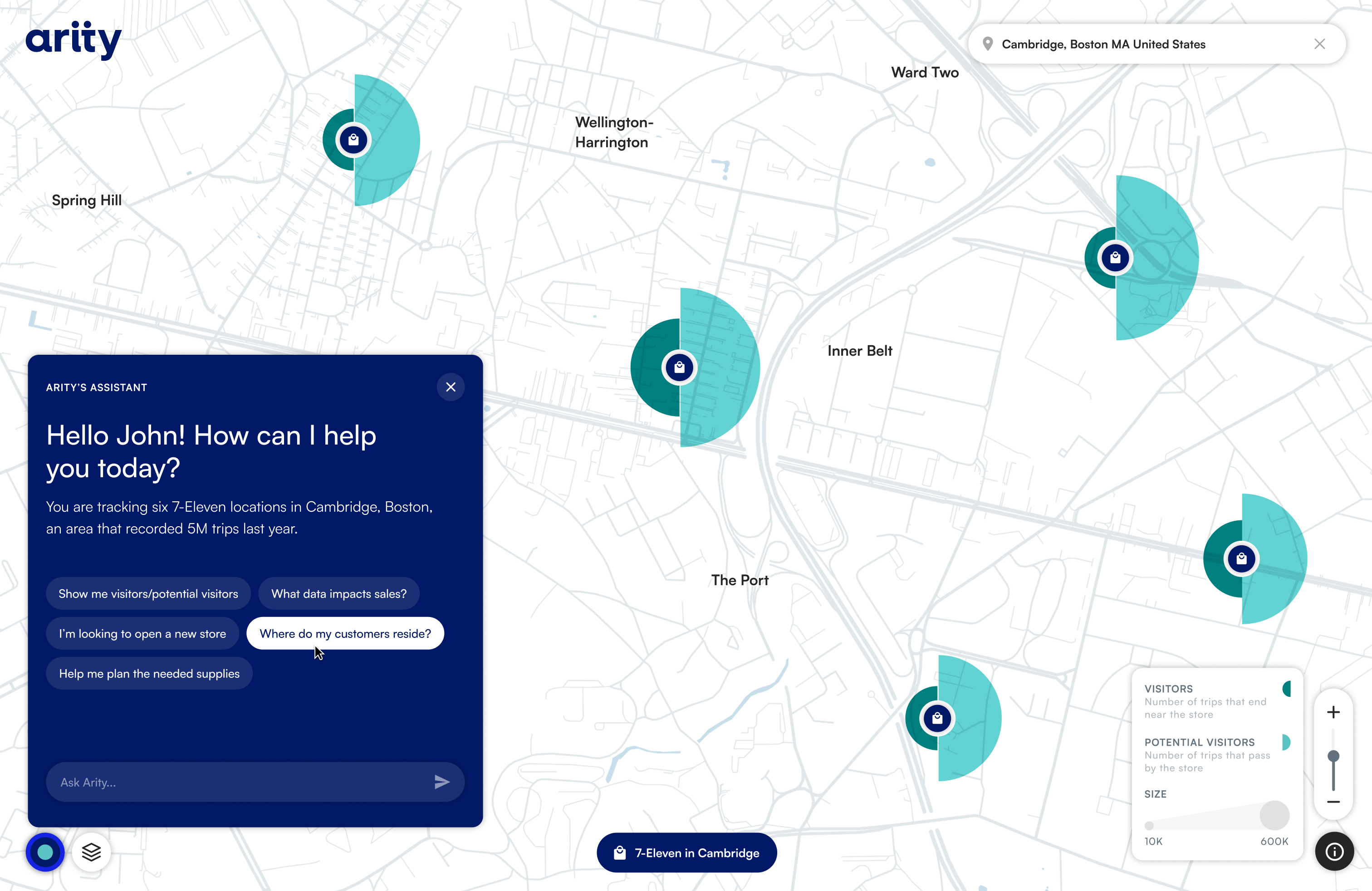 Insurance Vision — AI assistant interface